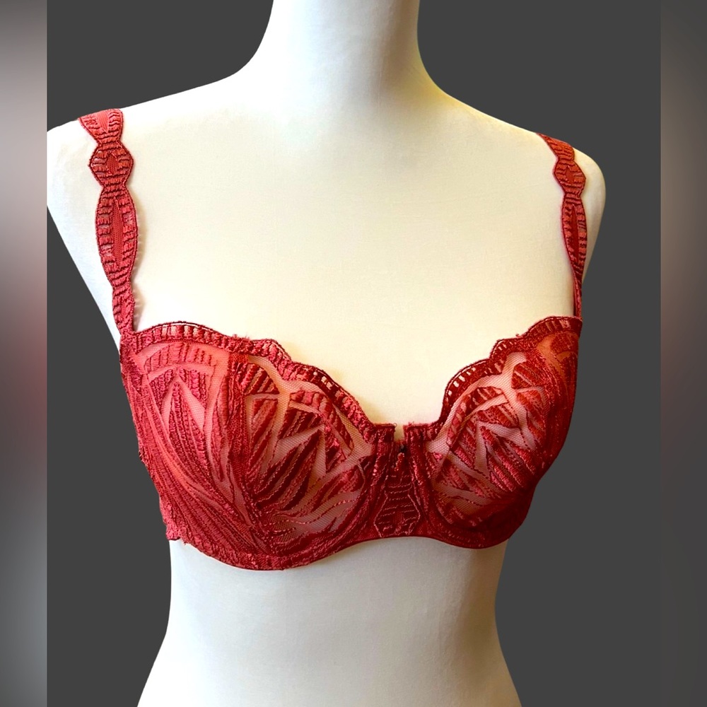 Chantelle bra/panty set. High end lingerie.